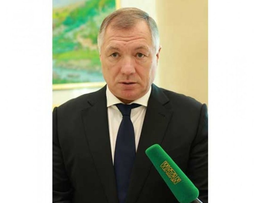 TÜRKMENISTANYŇ PREZIDENTI RUSSIÝA FEDERASIÝASYNYŇ HÖKÜMETINIŇ BAŞLYGYNYŇ ORUNBASARYNY KABUL ETDI